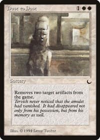 Dust to Dust - The Dark - Magic: The Gathering card