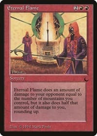 Eternal Flame - The Dark - Magic: The Gathering card