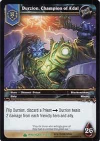 Durzion, Champion of A'dal - Wrathgate - WoW card