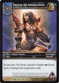 Sarina the Immaculate - Wrathgate - WoW card