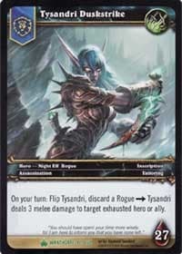 Tysandri Duskstrike - Wrathgate - WoW card