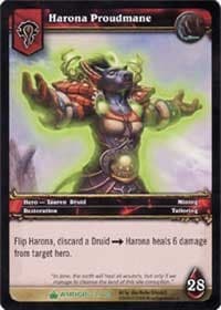 Harona Proudmane - Wrathgate - WoW card