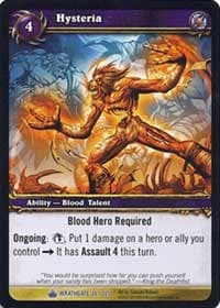 Hysteria - Wrathgate - WoW card