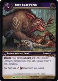 Dire Bear Form - Wrathgate - WoW card