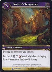 Nature's Vengeance - Wrathgate - WoW card