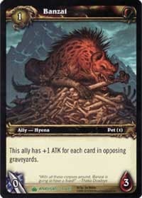 Banzai - Wrathgate - WoW card