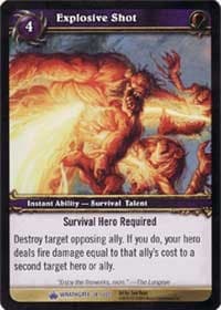 Explosive Shot - Wrathgate - WoW card
