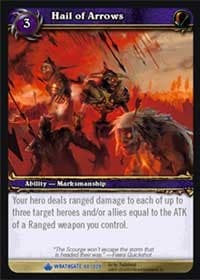 Hail of Arrows - Wrathgate - WoW card