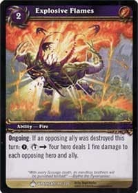 Explosive Flames - Wrathgate - WoW card