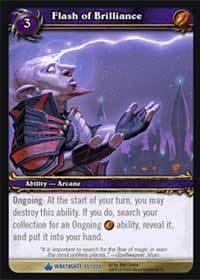 Flash of Brilliance - Wrathgate - WoW card