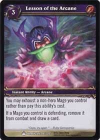Lesson of the Arcane - Wrathgate - WoW card