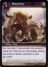 Holy Fury - Wrathgate - WoW card
