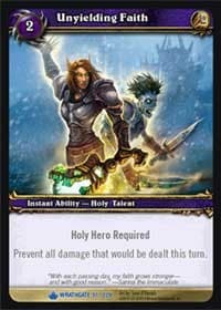 Unyielding Faith - Wrathgate - WoW card
