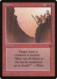 Fissure - The Dark - Magic: The Gathering card
