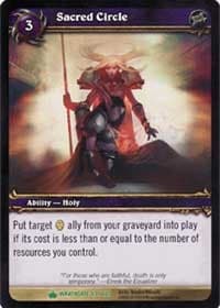 Sacred Circle - Wrathgate - WoW card