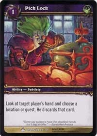 Pick Lock - Wrathgate - WoW card