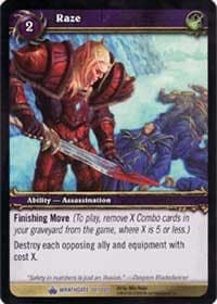Raze - Wrathgate - WoW card