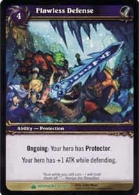 Flawless Defense - Wrathgate - WoW card