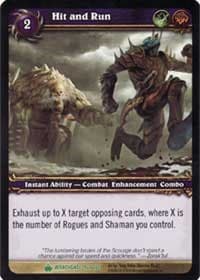 Hit and Run - Wrathgate - WoW card