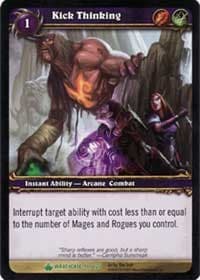 Kick Thinking - Wrathgate - WoW card