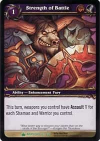 Strength of Battle - Wrathgate - WoW card