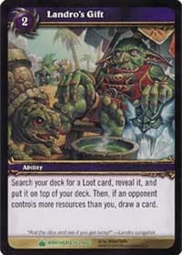 Landro's Gift - Wrathgate - WoW card