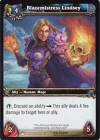 Blazemistress Lindsey - Wrathgate - WoW card
