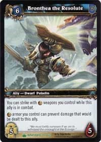 Bronthea the Resolute - Wrathgate - WoW card