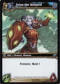 Ixiya the Attuned - Wrathgate - WoW card