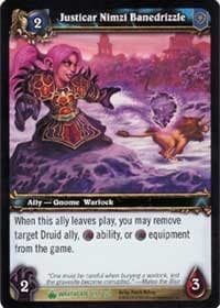 Justicar Nimzi Banedrizzle - Wrathgate - WoW card