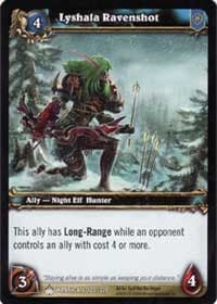 Lyshala Ravenshot - Wrathgate - WoW card