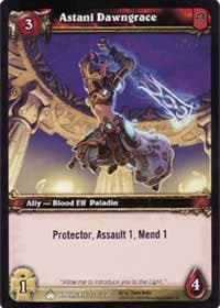 Astani Dawngrace - Wrathgate - WoW card