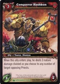 Conqueror Hashkon - Wrathgate - WoW card