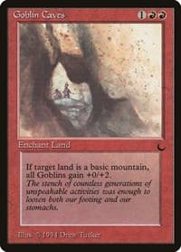 Goblin Caves - The Dark - Magic: The Gathering card