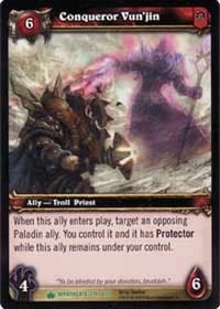 Conqueror Vun'jin - Wrathgate - WoW card
