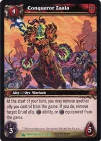 Conqueror Zaala - Wrathgate - WoW card