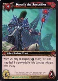Daralis the Sanctifier - Wrathgate - WoW card