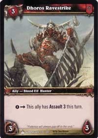 Dhoros Ravestrike - Wrathgate - WoW card