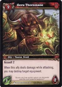 Goru Thornmane - Wrathgate - WoW card