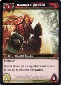 Hanthal Lightward - Wrathgate - WoW card