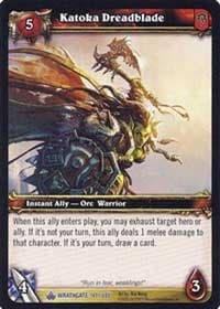 Katoka Dreadblade - Wrathgate - WoW card