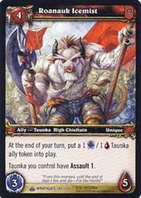 Roanauk Icemist - Wrathgate - WoW card