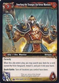 Saurfang the Younger, Kor'kron Warlord - Wrathgate - WoW card