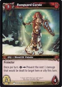 Sunguard Cersie - Wrathgate - WoW card