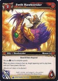 Swift Hawkstrider - Wrathgate - WoW card