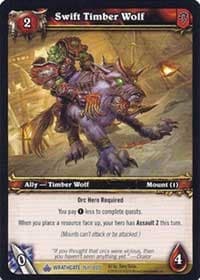 Swift Timber Wolf - Wrathgate - WoW card