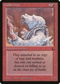 Goblin Hero - The Dark - Magic: The Gathering card