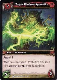 Zugna, Windseer Apprentice - Wrathgate - WoW card