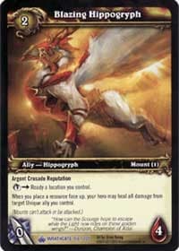 Blazing Hippogryph - Wrathgate - WoW card