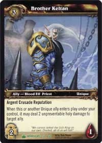 Brother Keltan - Wrathgate - WoW card